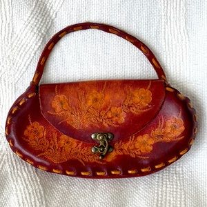 Vintage Wabags Saddle Leather Purse